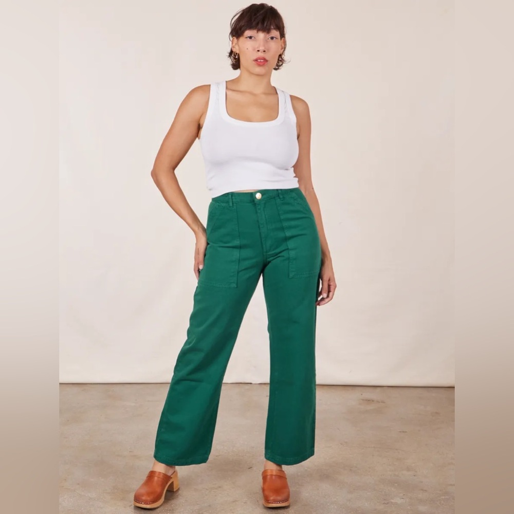 Big Bud Press Work Pants / XS Petite / Hunter Green